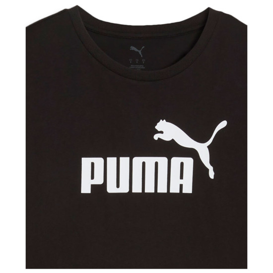 Puma Γυναικεία κοντομάνικη μπλούζα Essentials Cropped No. 1 Logo Relaxed Tee Puma Γυναικεία κοντομάνικη μπλούζα Essentials Cropped No. 1 Logo Relaxed Tee